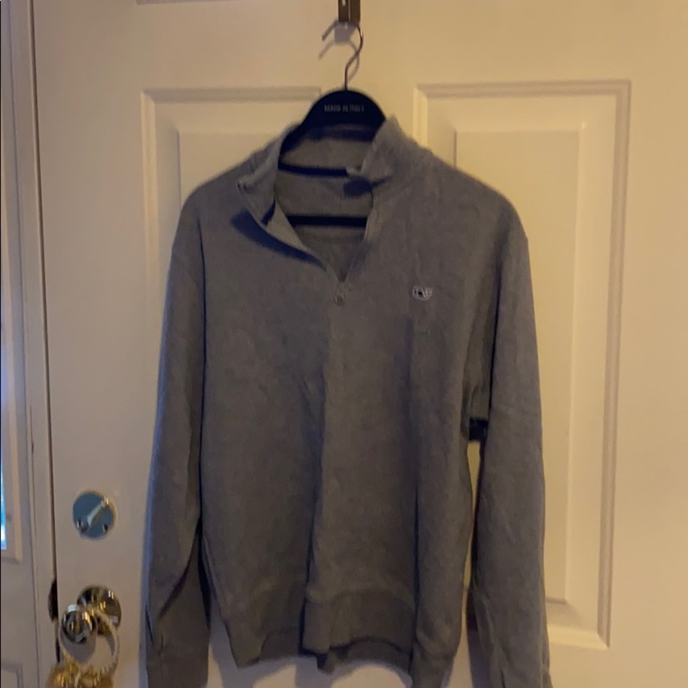 Vineyard Vine 3/4 zip pull over